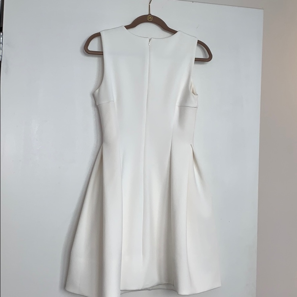 Calvin Klein off-white fit and flare dress - Picture 4 of 5